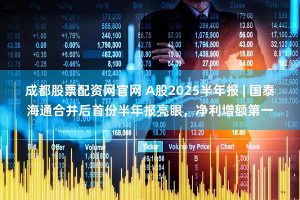 成都股票配资网官网 A股2025半年报 | 国泰海通合并后首份半年报亮眼，净利增额第一